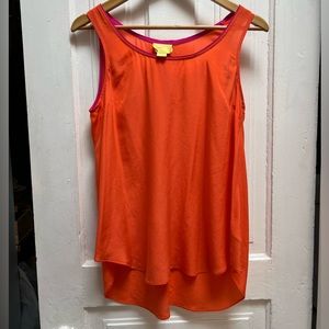 Maeve Anthropologie 2-Tone Silk Tank Top